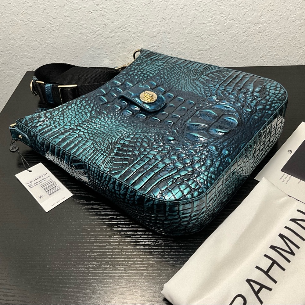 Brahmin Leia BLUE PATINA MELBOURNE W/Eye NWT - Picture 5 of 9